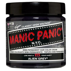 Manic Panic High Voltage Alien Grey Hair Dye SemiPermanent Color Cream 118ml
