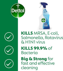 Dettol Power & Pure Bathroom Cleaner Spray Anti Bacterial Grease Limescale 1L