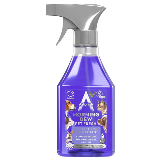 Astonish Pet Fresh Disinfectant Ready To Use Surface Cleaner Spray Morning Dew