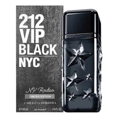 Carolina Herrera 212 Vip Black NY Rodeo Eau de Parfum 100ml Mens Fragrance Spray