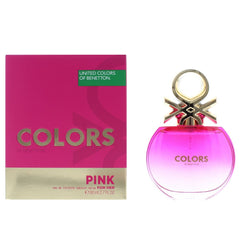 Benetton Colours Pink Eau de Toilette 80ml Womens Fragrance Spray