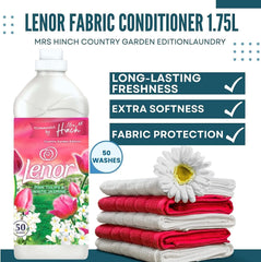 Lenor Fabric Conditioner Freshener Pink Tulips & White Jasmine 50 Washes 1.75L
