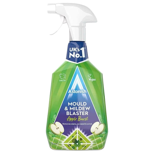 Astonish Powerful Mould & Mildew Removal Apple Burst Spray 750ml No Need Scrub