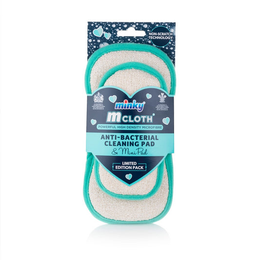 Minky Anti-Bacterial & Mini Pad For Powerful Cleaning Washing Multi Surface