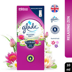 Glade Touch & Fresh Scented Refills Air Freshner Relaxing Zen Fragrance 10ml
