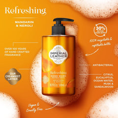Imperial Leather Hand Wash Anti Bacterial Refreshing Mandarin & Neroli 500ml