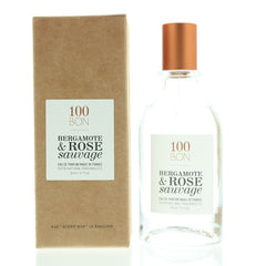 100 Bon Bergamote & Rose Sauvage Eau de Parfum 50ml Unisex Fragrance Spray