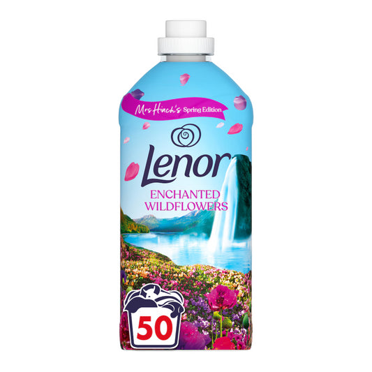 Lenor Enchanted Wildflower Fabric Conditioner Freshness Clothes Sheets 50 Washes