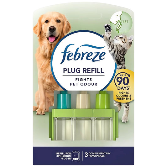 Febreze Ambi Pur 3Volution Plug In Pet Odour Fighter Air Freshener Refill 20ml