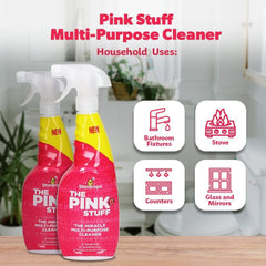 Asevi Fabric Conditioner Pink Stuff Multipurpose Spray Washing Up Liquid Bundle