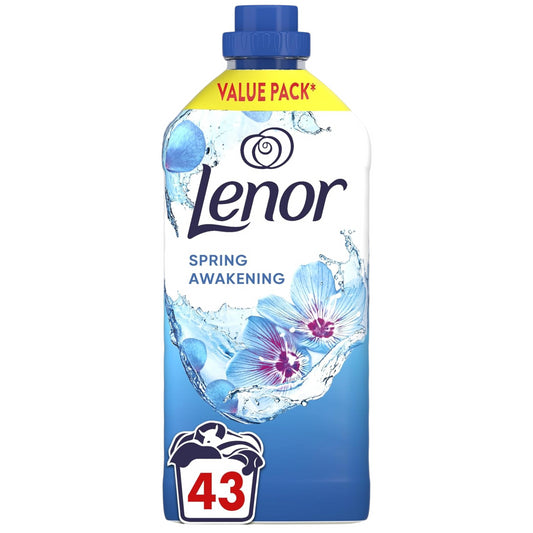 Lenor Fabric Conditioner Spring Awakening Freshener Laundry Liquid 43 Wash 1.42L