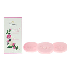Yardley London English Rose 3 Piece Gift Set: Soap 3 x 100g