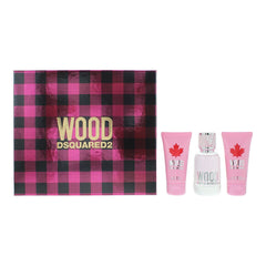 Dsquared2 Wood 3 Piece Gift Set