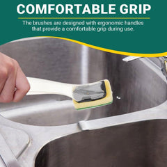 Elbow Grease Washing Up Dish Brush Sponge Liquid Soap Dispenser Grime Remover