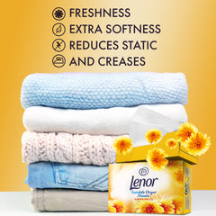 Lenor In Wash Scent Booster, Fabric Conditioner, Tumble Dryer Sheets Bundle Set