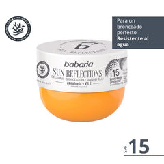 Babaria Tanning Jelly Spf 15 Medium Sun Reflections Carrot & Vitamin E 300ml