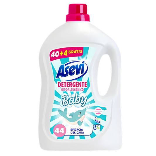Asevi Laundry Detergent Liquid Gel For Baby 44 Washes 2376ml