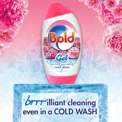 Bold Washing Liquid Gel Laundry Detergent Pink Blossom 35 Washes 1225ml