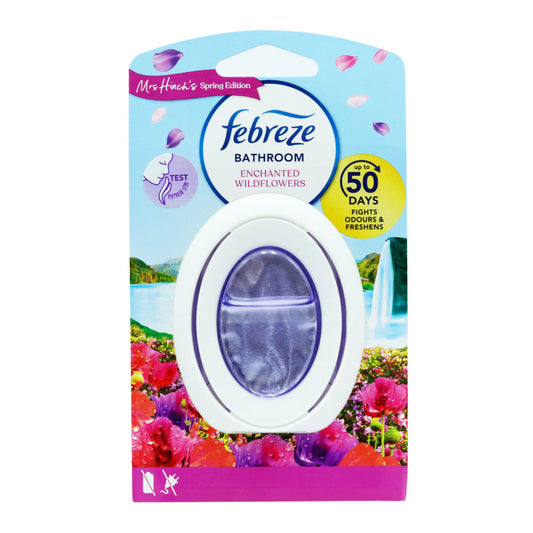 Febreze Enchanted Wildflower Bathroom Long Lasting Air Freshener Odour Fighting