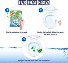 Harpic Toilet Rim Block Cleaner Stain Limescale Remover Bamboo Fragrance 35G