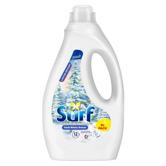 Surf Fresh Winter Breeze Concentrated Liquid Detergent Fabric Clothes 44W1.2L