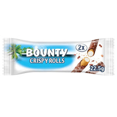 Bounty Crispy Rolls Chocolate Covered Biscuit Twin Bars For Christmas Gift 23.4G