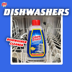 Elbow Grease Dishwasher Cleaner Cleans Removes Grease Limescale Lemon 250ml