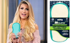Minky Anti-Bacterial Cleaning Pad Microfibre Dish Kitchen Surface Cleaner