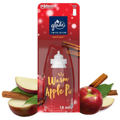 Glade Sense & Spray Warm Apple Pie Air Freshener Refill Home Office Hotel 18ml