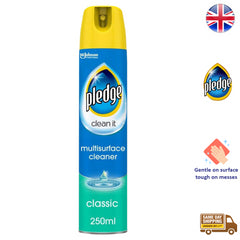 Pledge Classic Multi Surface Cleaner Spray For Granite Wood Marble 250ml