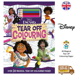 Disney Encanto Tear Off Colouring Book Favourite Characters For Kids Boys Girls