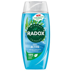 Radox Body Shower Gel Feel Active Sea Salt & Lemongrass 225ml