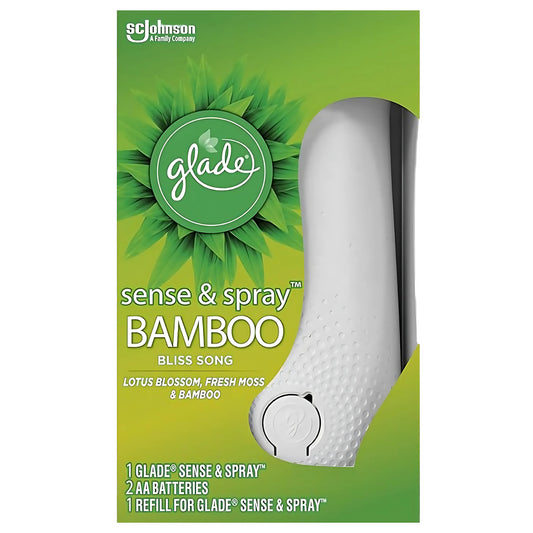 Glade Sense & Spray Freshener Automatic Machine Refill Bamboo Bliss Song 18ml