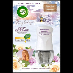 Air Wick Plug in Diffuser Cosy Cottage Frosty Roses Snowberry Air Freshener Scen