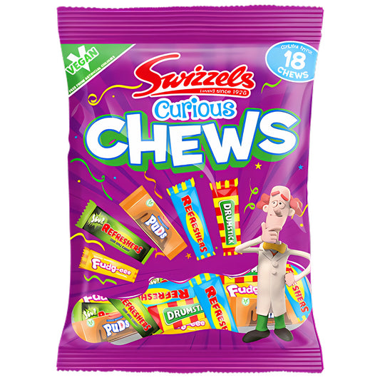 Swizzels Curious Chews Mix Sweet Vegan Candy 171G