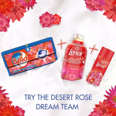 Bold All In 1 Pods Laundry Detergent Washing Stain Remover Desert Rose 25W