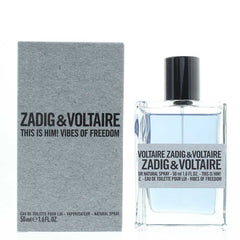 Zadig & Voltaire This Is Him! Vibes Of Freedom EDT 50ml Mens Fragrance Spray