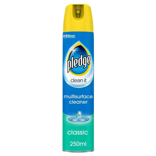Pledge Classic Multi Surface Cleaner Spray For Granite Wood Marble 250ml