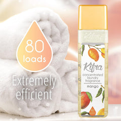 Kifra Mango Concentrated Laundry Rinse Fragrance Gentle Cloth 80W 200ml