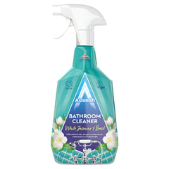 Astonish Bathroom Cleaner White Jasmine Basil Fragrance Natural Oils Spray 750ml