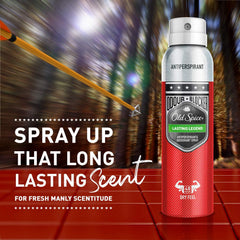 Old Spice Deodorant Antiperspirant Spray Lasting Legend 48H Fresh 150ml