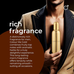 Milton Lloyd Colour Me Homme Gold Eau de Parfum 90ml Mens Fragrance Spray