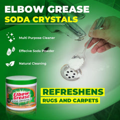 Elbow Grease Soda Crystal Cleaner Powerful Cleaning Surface Appliances 500G