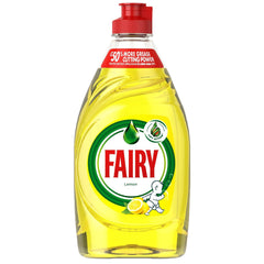 Fairy Washing Up Liquid Kitchen Scourer Dish Grease Cleaner Bundle Lemon 320ml