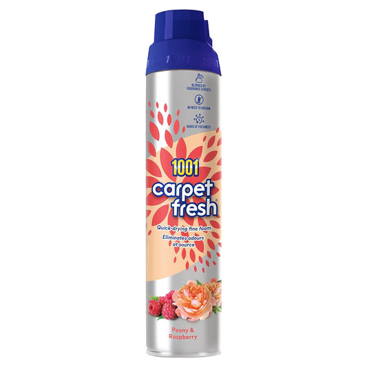 1001 Carpet Fresh Foam Spray Long Freshness Spring Peony & Raspberry 300ml