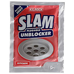 Kilrock Slam Plughole Unblocker Kitchen Hair Clog Dirt Cleaner