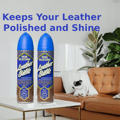 Aristowax Glass Cleaners, Non-Silicone Wood Silk & Leather Silk Spray Bundle Set