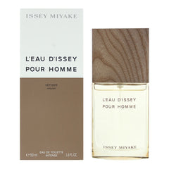 Issey Miyake L'eau D'issey Pour Homme Vetiver EDT 50ml Mens Fragrance Spray
