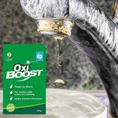 Dri Pak Oxi Boost Tough On Stain Remover White Coloured Clothes Fabric 600G