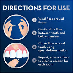 Oral B Super Floss Dental Floss Braces Bridges Wide Spaces 50 Pre-Cut Strands